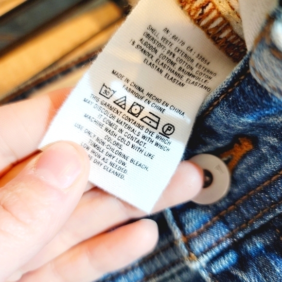 ANTHROPOLOGIE PILCRO & THE LETTERPRESS EMBROIDERED SLIM BOYFRIEND JEANS, SZ 25 - Picture 8 of 9